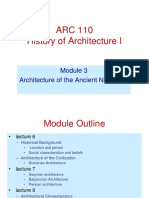ARC 110 History of Architecture I Module