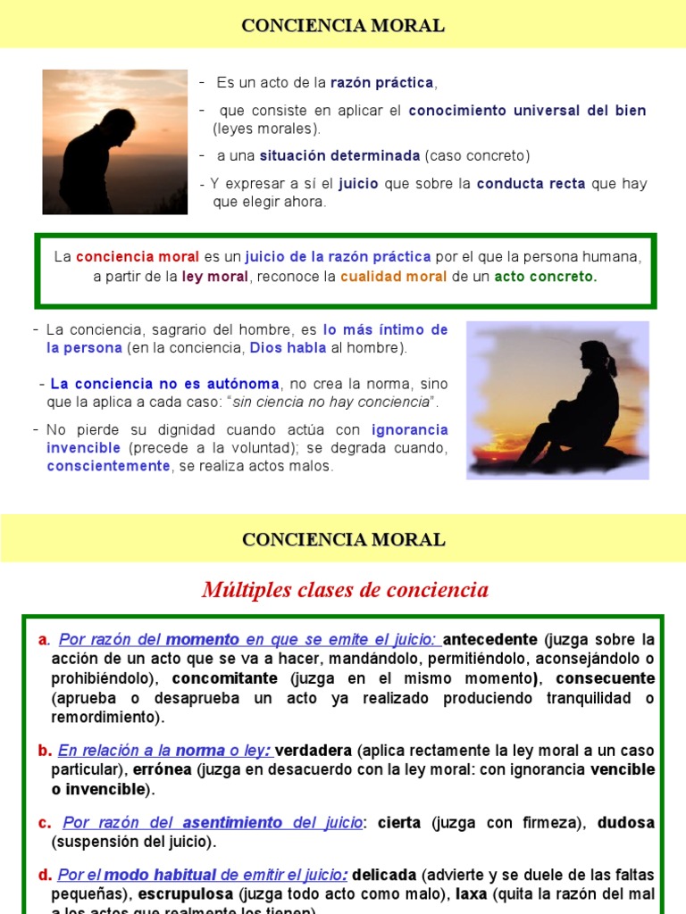 Formación de la Conciencia Moral | PDF | Moralidad | Verdad