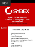 Sybex CCNA 640-802: Chapter 5: Managing A Cisco Internetwork