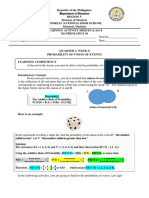 At The End of This Lesson, You Must Be Able To Find The Probability of (A U B)