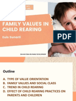 Family Values in Child Rearing - New