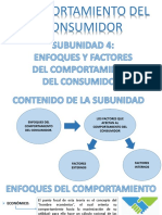 SUBUNIDAD 4 ENFOQUES Y FACTORES DEL COMPORTAMIENTO DEL CONSUMIDOR - Carlos Pulido