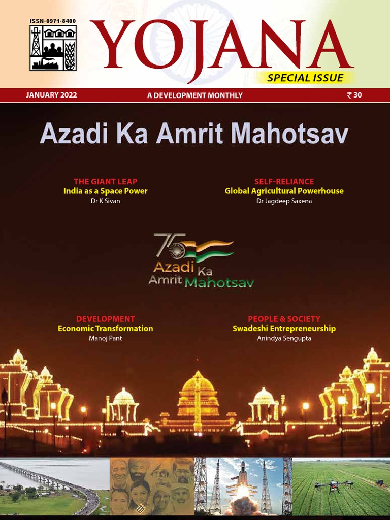 Yojana Magazine January 2022 PDF Satellite Spacecraft