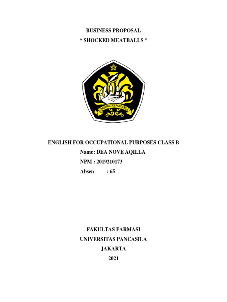 Innovative Meatball Business Proposal | PDF | Foods | Cuisine
