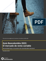 Guía Bancolombia 2022 - El mercado de renta variable