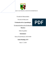 (EVAL) Evolución Histórica de La Evaluación