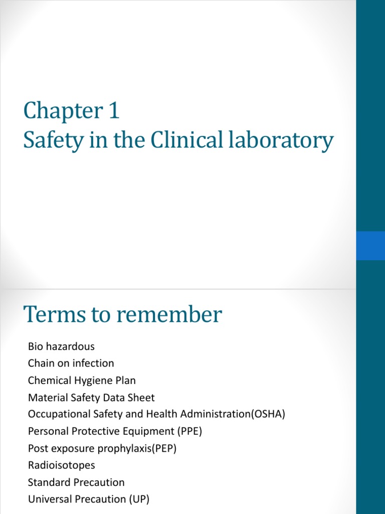 (Lab) (Mod) ANCH1111 Laboratory Safety | PDF | Medical Specialties ...