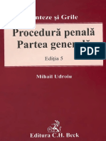 Udroiu Mihail - Procedura Penală. Partea Generală 2018