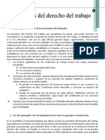 Principio de favorecimiento del trabajador Derecho Laboral