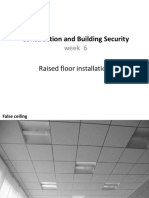 Construction and Building Security Raised Floor - Compressed