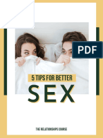 5 Tips For Better Sex