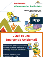 Emergencias e Incidentes Con Consecuencias Ambientales