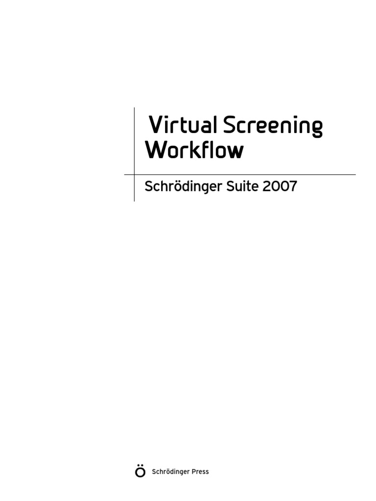 Virtual Screening Work Flow | PDF | Docking (Molecular) | Computing