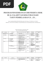 Program Kegiatan Phbi - PHBN - 2023-2024 | PDF