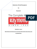 Retail Management of Raymonds