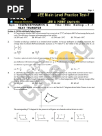 #MOCK JEE Main Practice Test 7 Thermodynamics & Heat Transfer