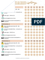 Desafio de 11 semanas para saúde e bem-estar