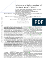 Water Quality Prediction On A Sigfox-Compliant Iot Device: The Road Ahead of Waters