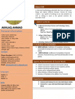 Akhlaq Ahmad: Personal Information