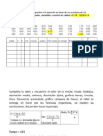 Taller 2 Trabajo en Excel Con y Sin Intervalos