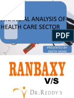 Financial Analysis of Health Care Sector Financial Analysis of Health Care Sector