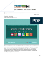 MCQ in Engineering Economics Part 13 ECE Board Exam