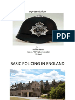 Basic Policing in England