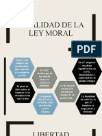 Finalidad de La Ley Moral