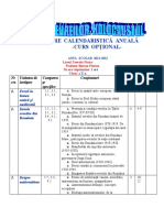 Planificare Anuala Calendaristica Holocaust