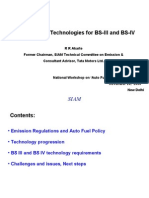 Automotive Technologies For BS-III and BS-IV