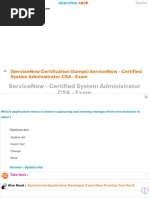 ServiceNow CSA Master Cheat Sheet | PDF | Database Schema | Databases