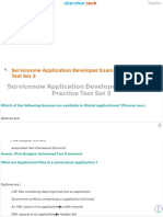 Servicenow Application Developer Exam New-Practice Test Set 3