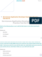Servicenow Application Developer Exam New-Practice Test Set 10