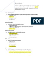 BIOL 243 Guided Practice 4 - Integument Multiple Choice Done