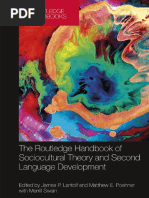 The Routledge Handbook of Sociocultural Theory and Second Language Development