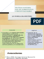 ESTRATEGIA SANITARIA NACIONAL DE ALIMENTACION Y NUTRICION SALUDABLE