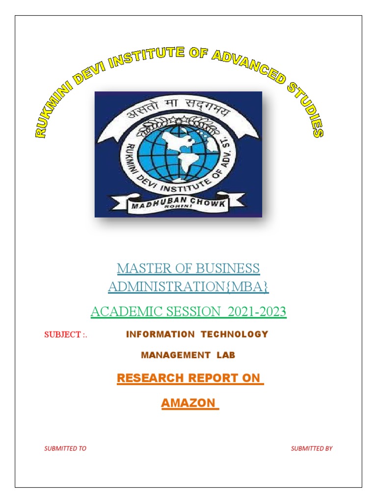 Right Mba Information Technology Management Project 1 | PDF | Computing