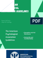 APA Guideline Essentials