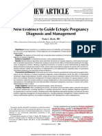 Cme Reviewarticle: New Evidence To Guide Ectopic Pregnancy Diagnosis and Management