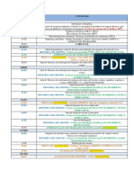 cronograma das aulas IPOA 2022