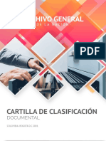 Cartilla Clasificación Documental