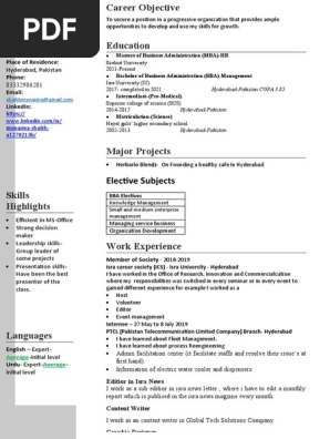 Monaima Shaikh CV