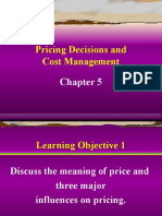 CHAPTER 5 Cost Analysis and Pricing Decisions
