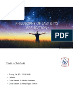 Philosophy of Law and Its Application - Session 2