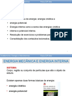 1.1 Energia Mecânica e Energia Interna