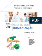 Trabalho Programa Nacional Humanização Hospitalar