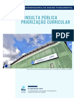 Relatório Consulta Pública - Priorização Curricular Carioca