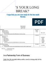 How'S Your Long Break?: I Hope That You Are Now Ready For The Two-Week Review