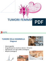 TUMORI FEMMINILI Slides