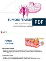 TUMORI FEMMINILI Slides